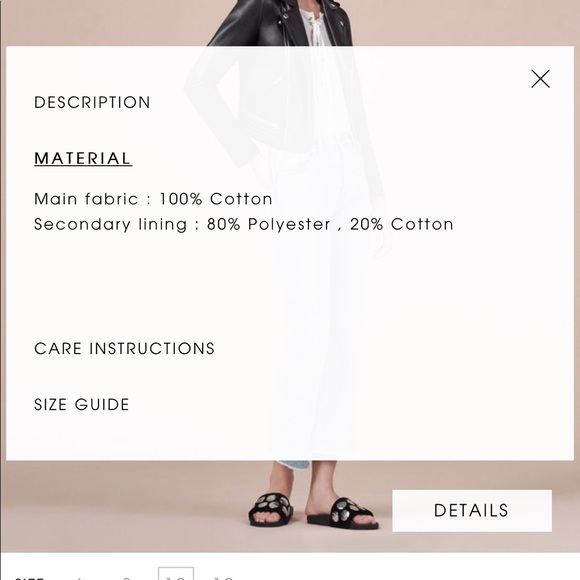 Maje flared cotton jeans - Picture 6 of 8